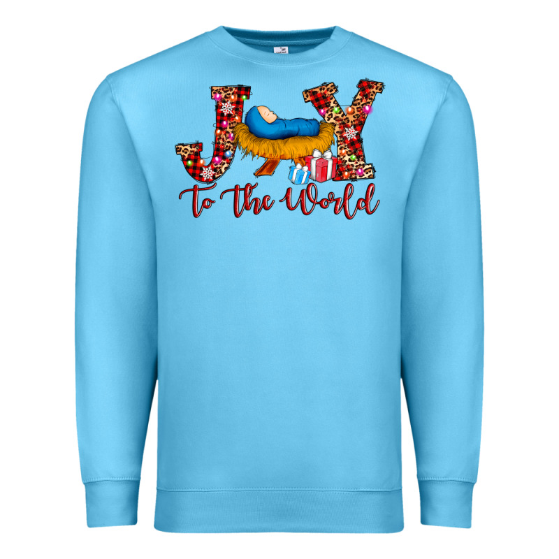 Joy To The World Premium Sweatshirt by AdoDesignShop | Teevron