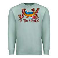 Seafoam joy to the world Premium Sweatshirt - AdoDesignShop