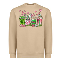 Mushroom botanic coffee cups Heavyweight Sweatshirt - AdoDesignShop