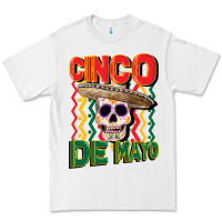 White cinco de mayo with skull Premium Tee - CowGirlArtShop