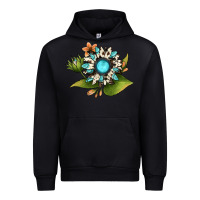 Black gemstone sunflower Urban Hoodie - JahusDesignShop