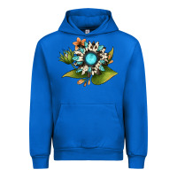 Cobalt gemstone sunflower Urban Hoodie - JahusDesignShop