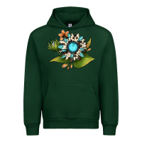 Foreset Green gemstone sunflower Urban Hoodie - JahusDesignShop