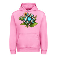 Fuchsia Pink gemstone sunflower Urban Hoodie - JahusDesignShop