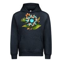 Navy gemstone sunflower Urban Hoodie - JahusDesignShop