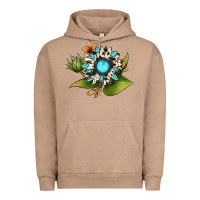 Pigment Burro gemstone sunflower Urban Hoodie - JahusDesignShop