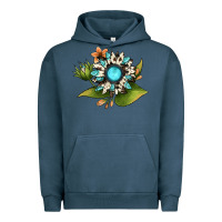 Pigment Midnight Navy gemstone sunflower Urban Hoodie - JahusDesignShop
