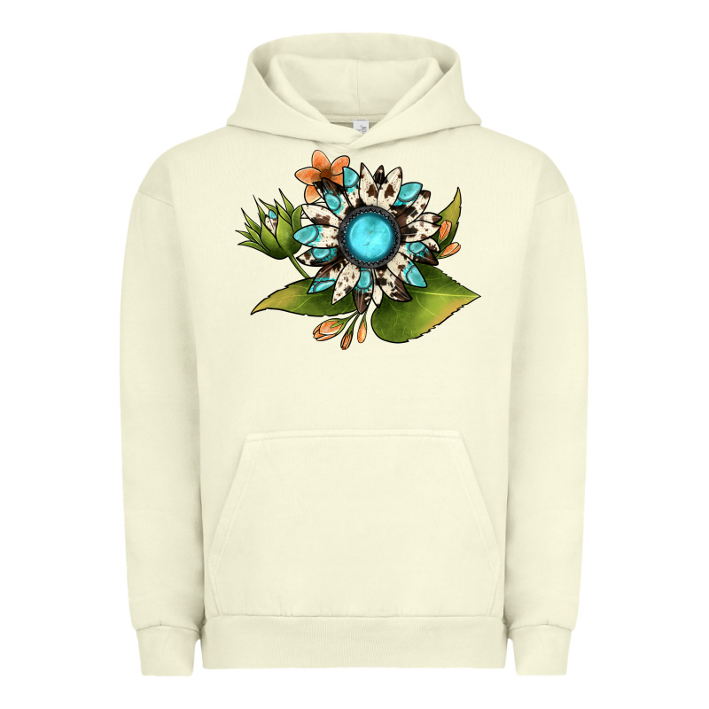 Gemstone Sunflower Urban Hoodie by JahusDesignShop | Teevron