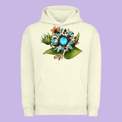 Gemstone Sunflower Urban Hoodie Designed By Jahusdesignshop