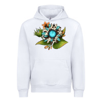 White gemstone sunflower Urban Hoodie - JahusDesignShop