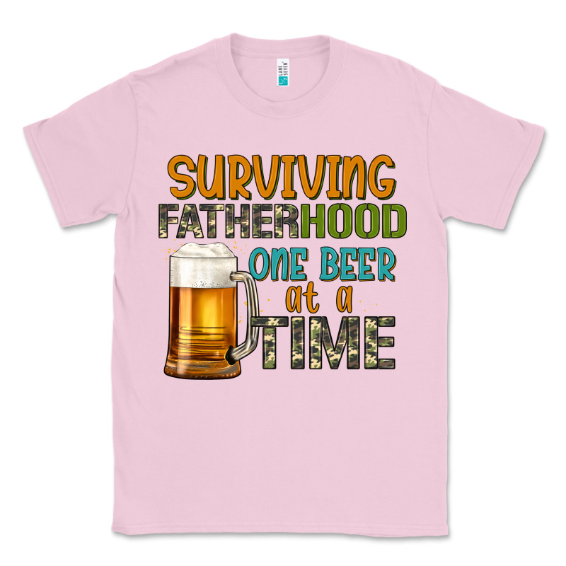 Surviving Fatherhood One Beer At A  Time Classic Tee by Artiststas | Teevron