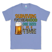 Colony Blue surviving fatherhood one beer at a  time Classic Tee - Artiststas