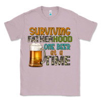 Lilac surviving fatherhood one beer at a  time Classic Tee - Artiststas