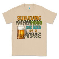Mushroom surviving fatherhood one beer at a  time Classic Tee - Artiststas