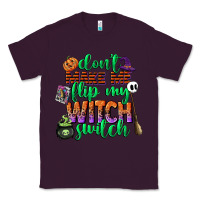 Plum dont make me flip my witch switch Classic Tee - CowGirlArtShop