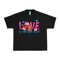 Black Love Is All You Need Valentines Day Frappe Coffee Urban Heavy Tee - FaDigitalArtStudio