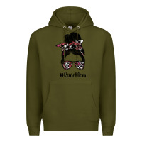 Army Green race mom Premium Hoodie - SublimationCraftShop
