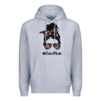 Heather Grey race mom Premium Hoodie - SublimationCraftShop