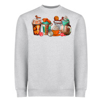 Heather Grey basketball coffee cups Heavyweight Sweatshirt - AdoDesignShop