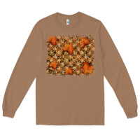 Toasted Coconut autumn leafe backround Long Sleeve Tee - RanaPortraitStore
