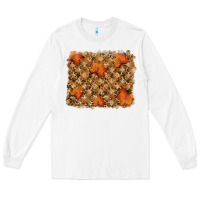 White autumn leafe backround Long Sleeve Tee - RanaPortraitStore
