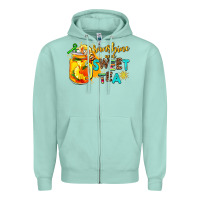 Seafoam sunshine and sweet tea Zipper Hoodie - AdoDesignShop