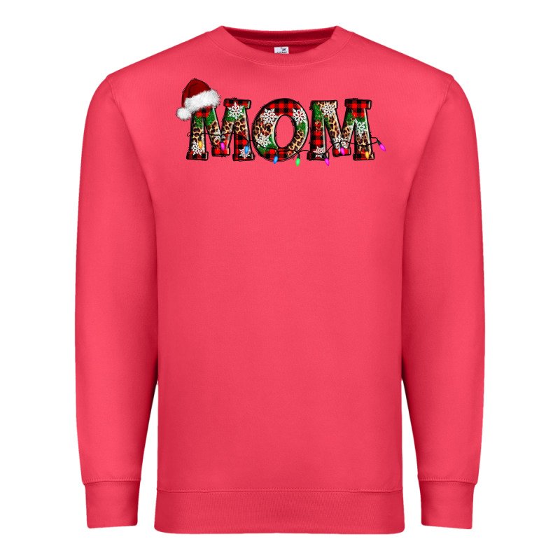 Christmas Mom Premium Sweatshirt by AdoDesignShop | Teevron