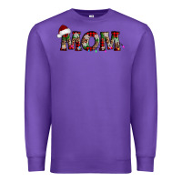 Purple christmas mom Premium Sweatshirt - AdoDesignShop