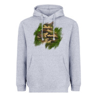 Heather Grey camouflage glitter patch Heavyweight Hoodie - AdoDesignShop