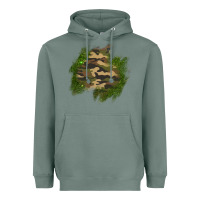 Sage camouflage glitter patch Heavyweight Hoodie - AdoDesignShop