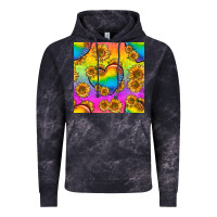 Cloud Black Pride lgbtq leopard hearts and sunflowers seamless Vintage Hoodie - BundleAndBundleShop