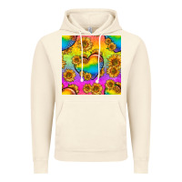 Vintage Artic Pride lgbtq leopard hearts and sunflowers seamless Vintage Hoodie - BundleAndBundleShop