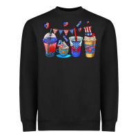Black 4th of july coffee cups Heavyweight Sweatshirt - AdoDesignShop