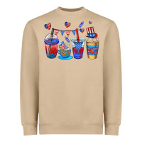 Mushroom 4th of july coffee cups Heavyweight Sweatshirt - AdoDesignShop