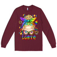 Lgbtq+ Messy Bun With Snacks Long Sleeve Tee | Teevron