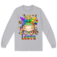 Moon Dust LGBTQ+ Messy Bun With Snacks Long Sleeve Tee - BundleAndBundleShop