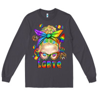 Smoke LGBTQ+ Messy Bun With Snacks Long Sleeve Tee - BundleAndBundleShop