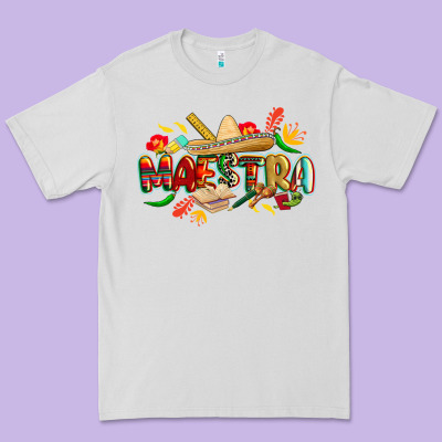 Cinco De Mayo Maestra Premium Tee Designed By Cowgirlartshop