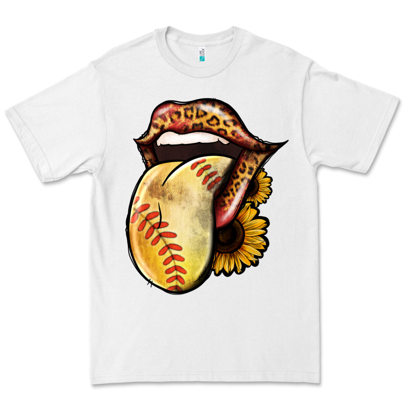 Softball Tongue Premium Tee by Jasminsmagicworld | Teevron