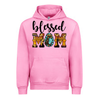 Fuchsia Pink blessed mom Urban Hoodie - JahusDesignShop
