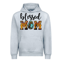 Heather Grey blessed mom Urban Hoodie - JahusDesignShop