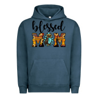 Pigment Midnight Navy blessed mom Urban Hoodie - JahusDesignShop