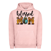 Pigment Salmon blessed mom Urban Hoodie - JahusDesignShop