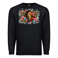 Black indian hat christmas Premium Sweatshirt - AdoDesignShop