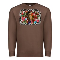 Chestnut indian hat christmas Premium Sweatshirt - AdoDesignShop