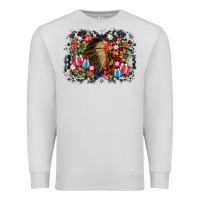 Dove Grey indian hat christmas Premium Sweatshirt - AdoDesignShop