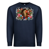 Navy indian hat christmas Premium Sweatshirt - AdoDesignShop