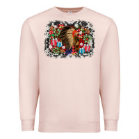 Pale Pink indian hat christmas Premium Sweatshirt - AdoDesignShop