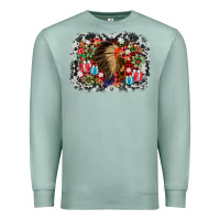 Seafoam indian hat christmas Premium Sweatshirt - AdoDesignShop