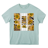 Arona western mother's day mini with cowhide and sunflowers tumbler tbs Heavy Core Tee - TumblerDesignByShophia